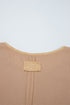 Color Block Waffle Textured Tunic Henley Top with Slits